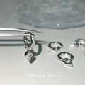 999-Sliver Diamond Ear Ring