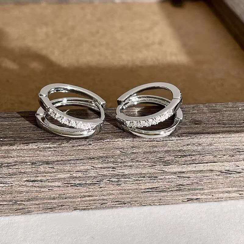 999 Silver Double-ring