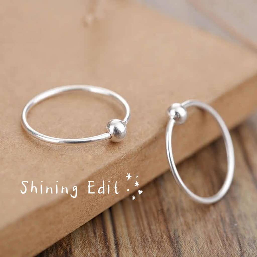 925 Silver Earring Round