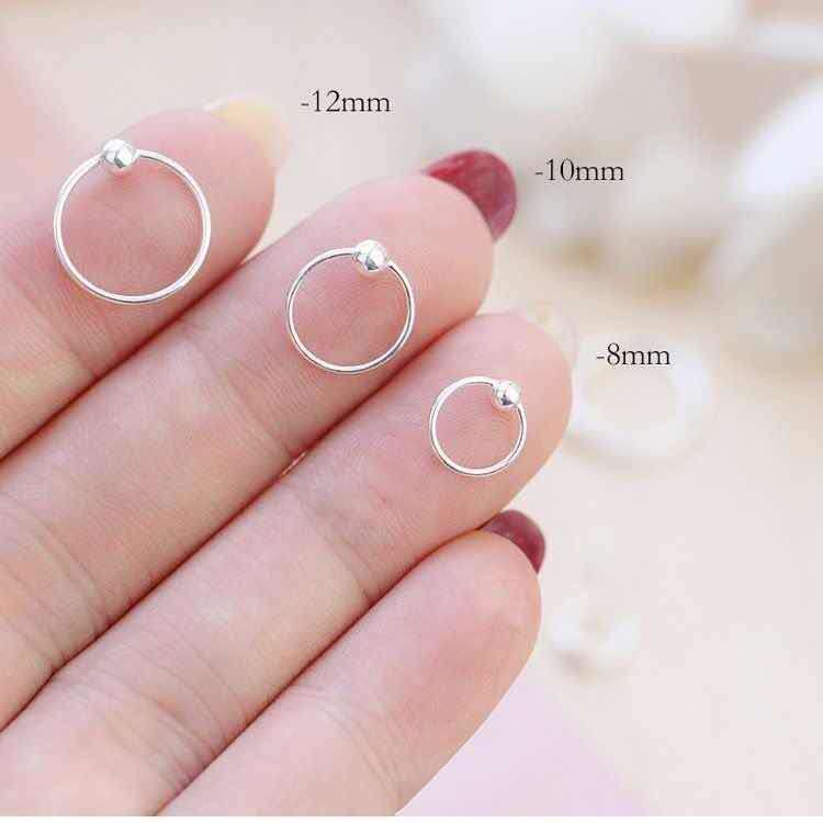 925 Silver Earring Round